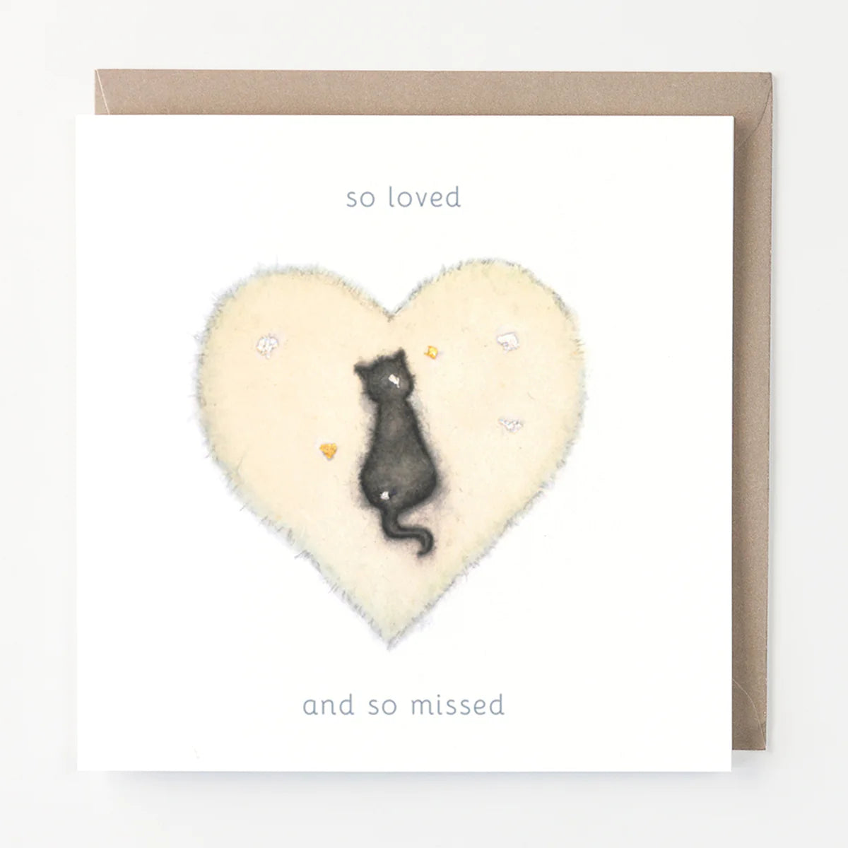 So Loved and So Missed - Cat Sympathy Card image 0