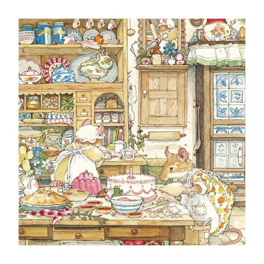 Brambly Hedge Picnic Preparations Greeting Card image 0