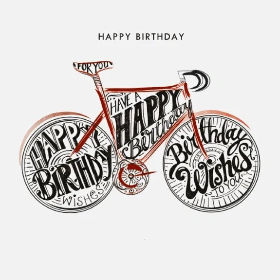 Birthday Bike - Happy Birthday Card by Jo Spicer image 0