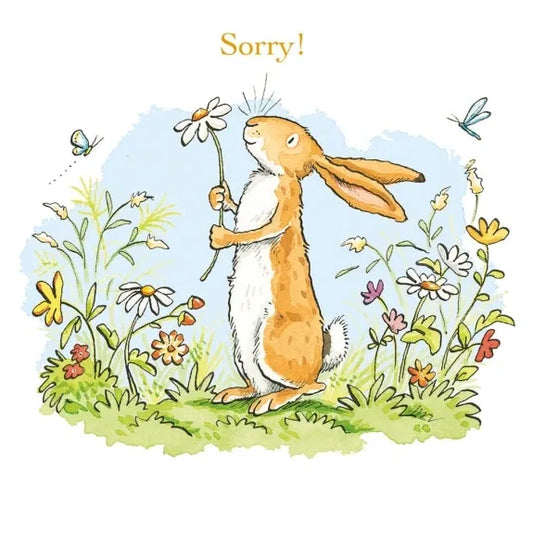 Anita Jeram Nutbrown Hare Sorry Card image 0