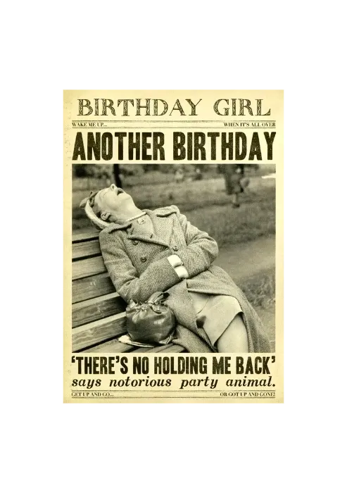 Birthday Girl 'There's no holding me back' image 0