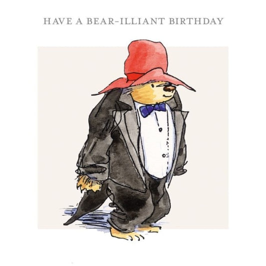 Paddington Dinner Jacket Birthday Card image 0