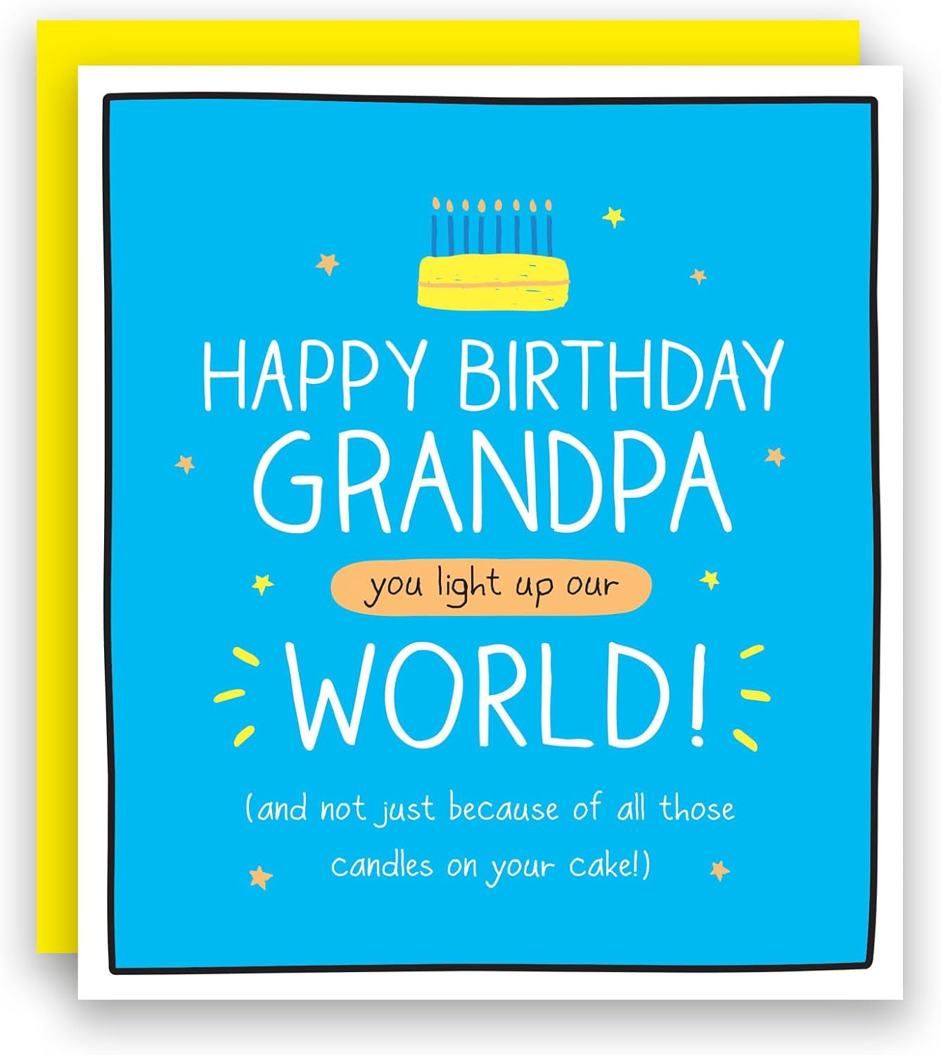 Grandpa Birthday Card - Grandpa You Light Up Our World! image 1