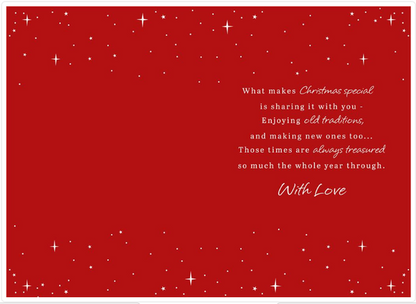 Grandson Christmas Card – Santa Design