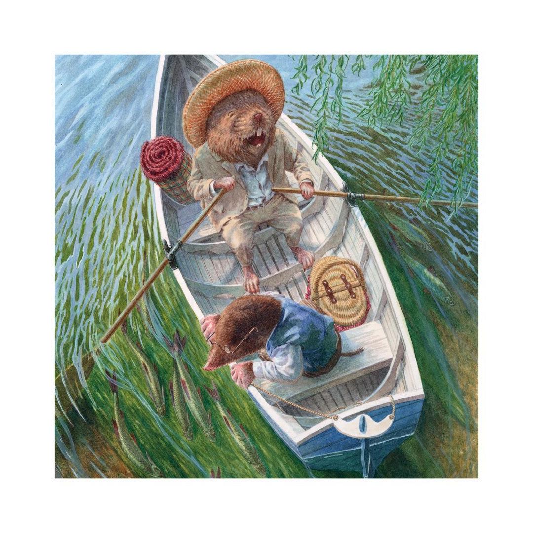 Messing About – Wind in the Willows Card by Chris Dunn