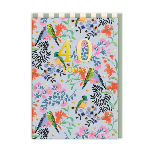 Cath Kidston 40 Today Birthday Card