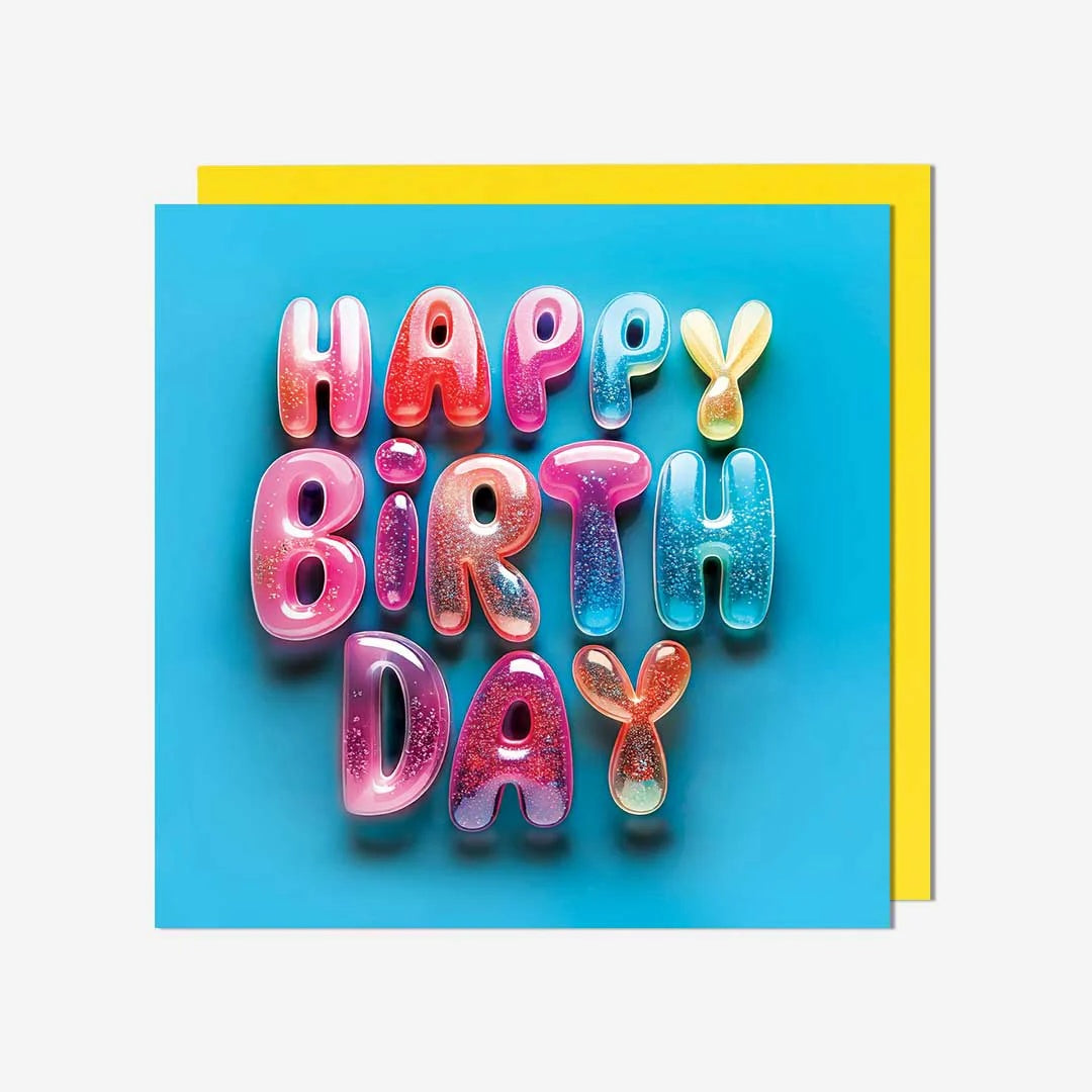 Bold and Bright Happy Birthday Card