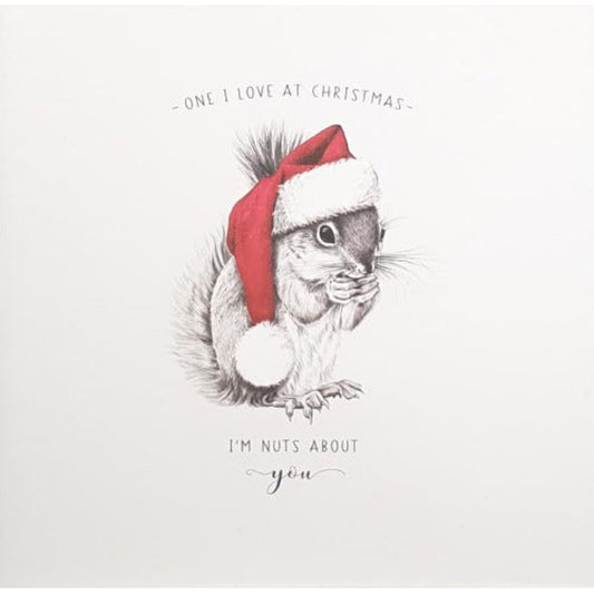 Nuts About You Christmas Card