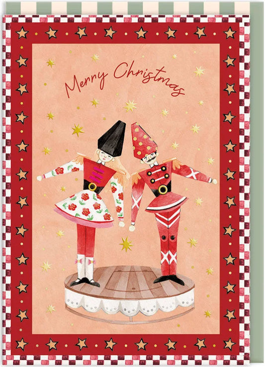 Nutcracker Soldiers Christmas Card