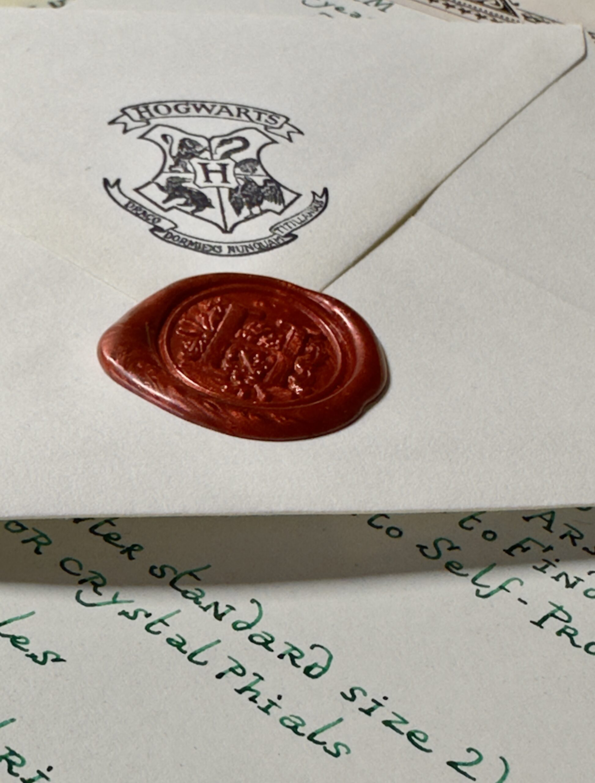 Handwritten Harry Potter Acceptance Letter – Handwritten Cards UK