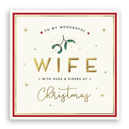 Wonderful Wife Mistletoe Kisses