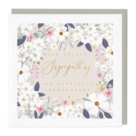 Heartfelt Condolences Sympathy Card