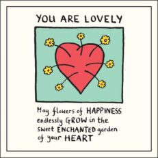You Are Lovely Heart Card